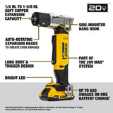DeWalt DCE450D1 20V MAX* Copper Swage Tool Kit - 2