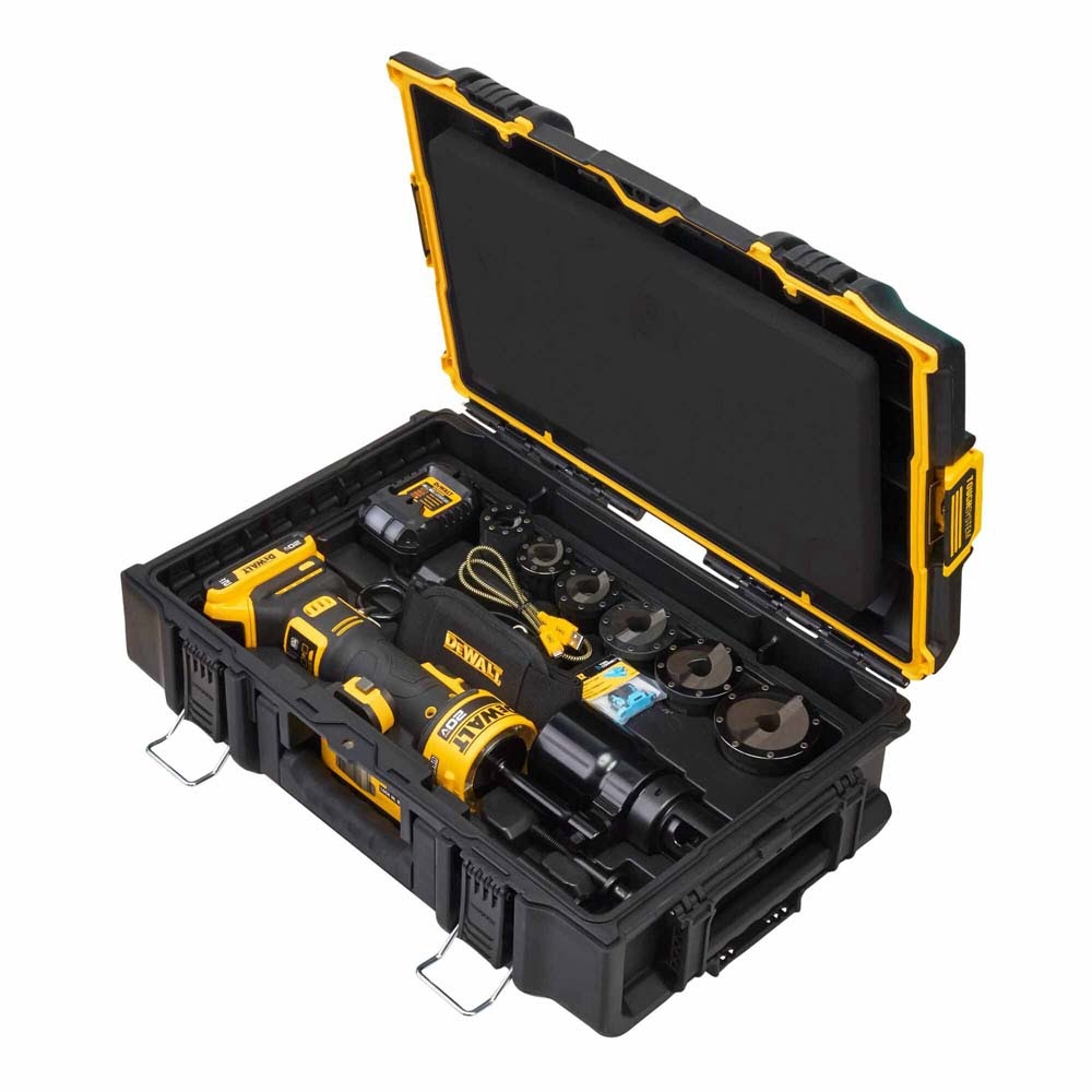 DeWalt DCE600D1K2 20V MAX Hydraulic Knockout Tool Kit w/ 1/2'' - 2'' Punch and Die Set - 3