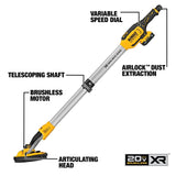 DeWalt DCE800P1 20V Max Brushless Cordless Drywall Sander Kit with Telescoping Shaft and Wireless Tool Control (5Ah Battery, Charger) - 2