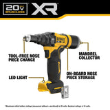 DeWalt DCF403B 20V MAX XR Brushless Cordless 3/16" Rivet Tool (Tool Only) - 2