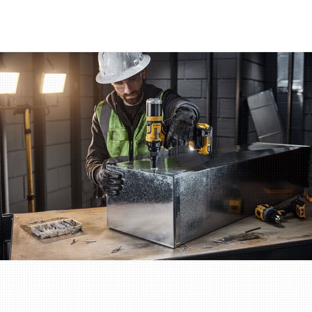 DeWalt DCF403D1 20V MAX XR Brushless Cordless 3/16" Rivet Tool Kit - 12