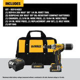 DeWalt DCF414GE2 20V MAX* XR Brushless Cordless 1/4" Rivet Tool Kit with POWERSTACK - 4