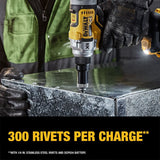 DeWalt DCF414GE2 20V MAX* XR Brushless Cordless 1/4" Rivet Tool Kit with POWERSTACK - 6