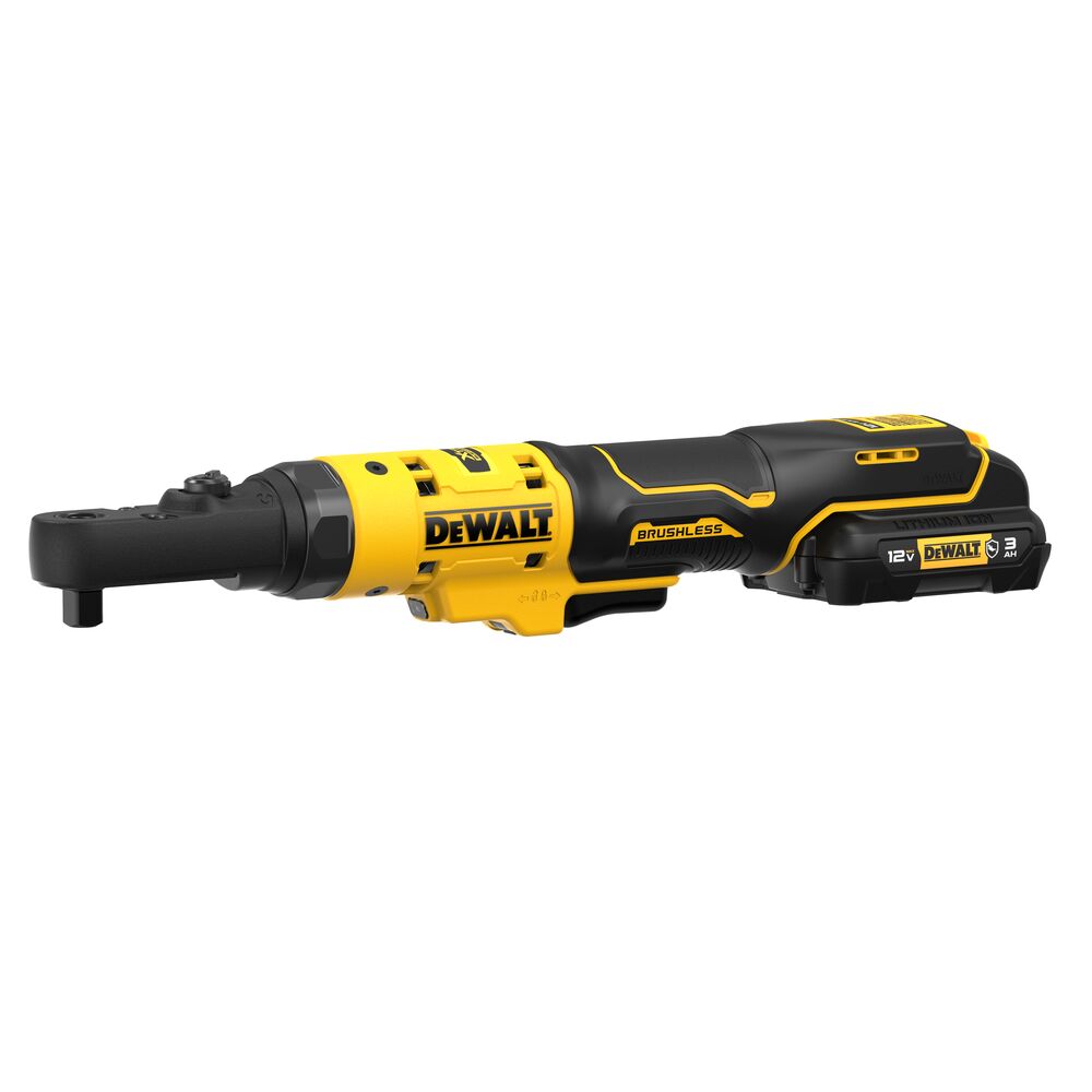 DeWalt DCF500GG1 XTREME 12V MAX* Brushless Cordless 3/8" and 1/4" Sealed Head Ratchet Kit - 6