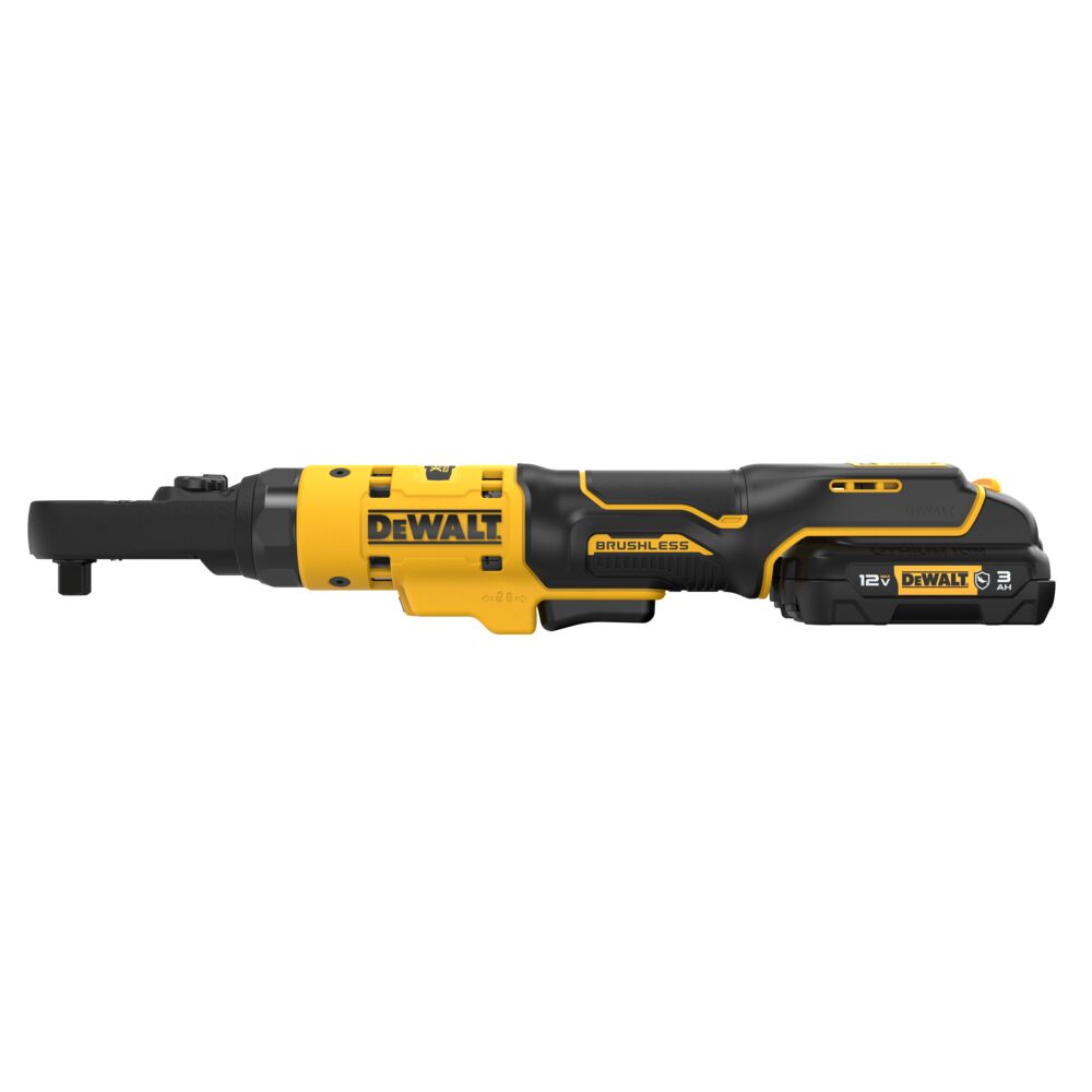 DeWalt DCF500GG1 XTREME 12V MAX* Brushless Cordless 3/8" and 1/4" Sealed Head Ratchet Kit - 3