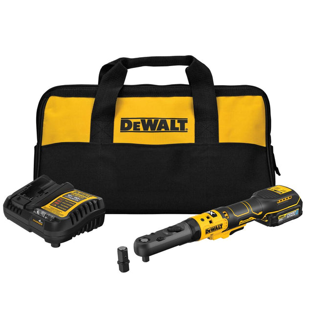 DeWalt DCF510GE1 20V MAX* XR 3/8" and 1/2" Sealed Head Ratchet Kit with POWERSTACK