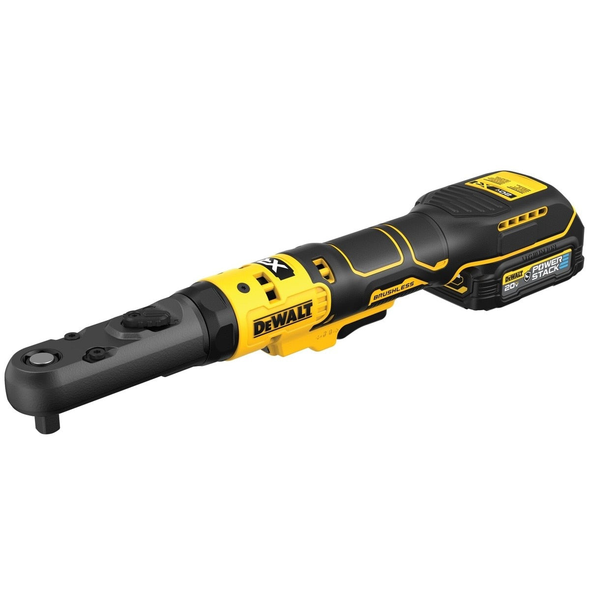 DeWalt DCF510GE1 20V MAX* XR 3/8" and 1/2" Sealed Head Ratchet Kit with POWERSTACK - 3
