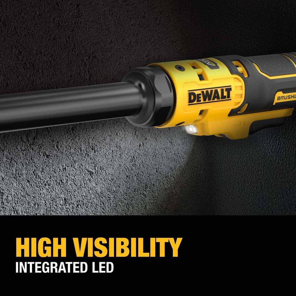DeWalt DCF513EB 20V MAX ATOMIC Brushless Cordless 3/8 in. Extended Reach Ratchet (Tool Only) - 7