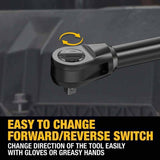 DeWalt DCF513EB 20V MAX ATOMIC Brushless Cordless 3/8 in. Extended Reach Ratchet (Tool Only) - 8