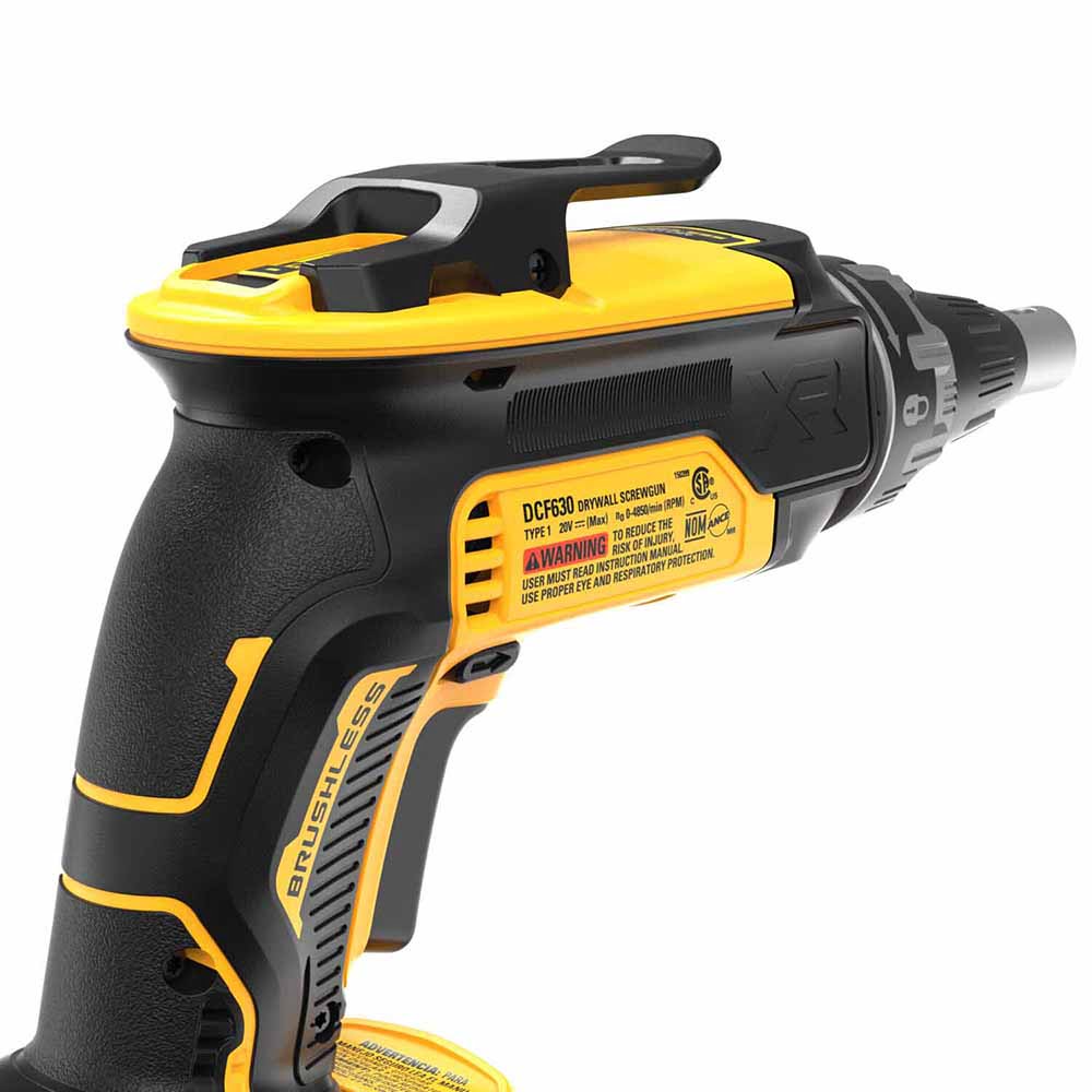 DeWalt DCF630B 20V MAX XR Brushless Drywall Screwgun (Tool Only) - 7