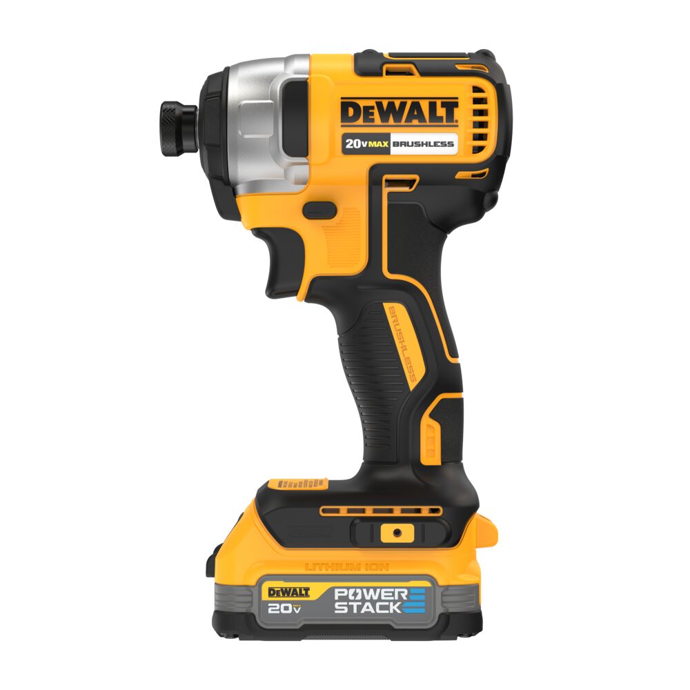 DeWalt DCF787E1 20V MAX 1/4" Impact Driver Kit with POWERSTACK Compact Battery - 3