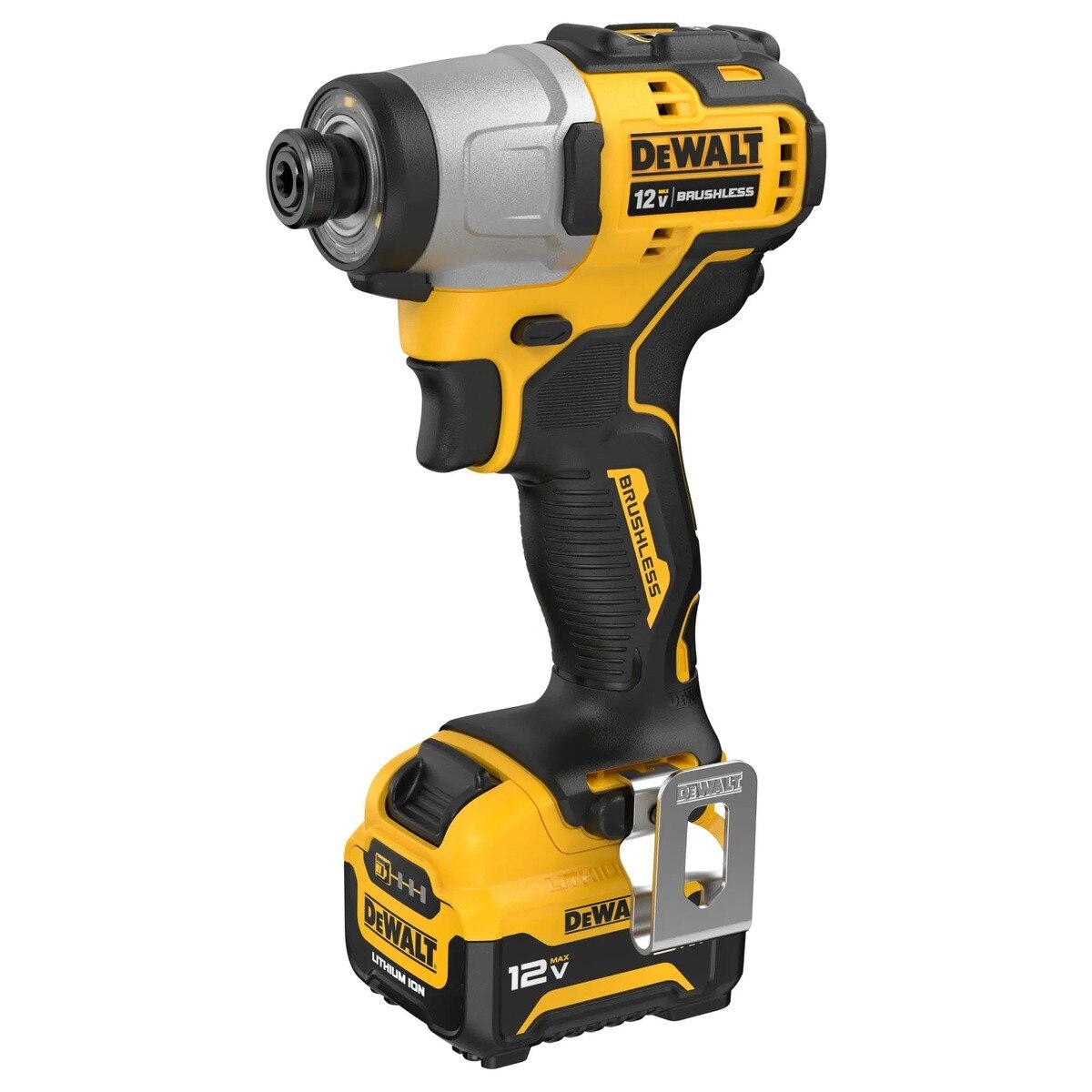 DeWalt DCF801J1 12V MAX XTREME Brushless 1/4" Impact Driver Kit with 5Ah Battery and Charger - 2