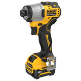 DeWalt DCF801J1 12V MAX XTREME Brushless 1/4" Impact Driver Kit with 5Ah Battery and Charger - 2