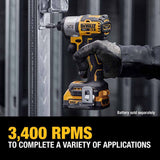 DeWalt DCF845B 20V MAX XR 1/4" 3-Speed Impact Driver (Tool Only) - 9