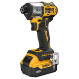 DeWalt DCF845P1 20V MAX XR 1/4 in. 3-Speed Impact Driver Kit
