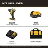 DeWalt DCF845P1 20V MAX XR 1/4 in. 3-Speed Impact Driver Kit - 5