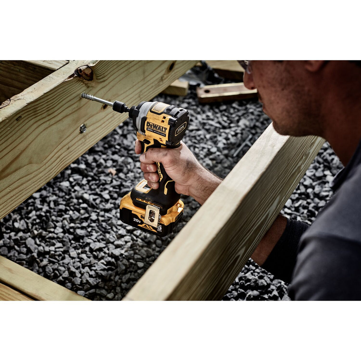 DeWalt DCF850B ATOMIC 20V MAX* 1/4 in. Brushless Cordless 3-Speed Impact Driver (Tool Only) - 7