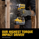 DeWalt DCF860WW1 20V MAX XR 3-Speed 1/4" High Torque Impact Driver Kit - 11