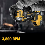 DeWalt DCF860WW1 20V MAX XR 3-Speed 1/4" High Torque Impact Driver Kit - 12