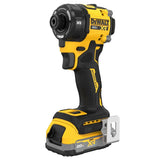 DeWalt DCF870E1 20V MAX XR Brushless Cordless 1/4 in. Quiet Hydraulic Impact Driver Kit - 2
