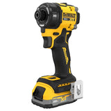 DeWalt DCF870E1 20V MAX XR Brushless Cordless 1/4 in. Quiet Hydraulic Impact Driver Kit - 2