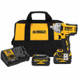 DeWalt DCF891GP2 20V MAX* XR 1/2 in. Mid-Range Impact Wrench with Hog Ring Anvil and Oil-Resistant Batteries Kit