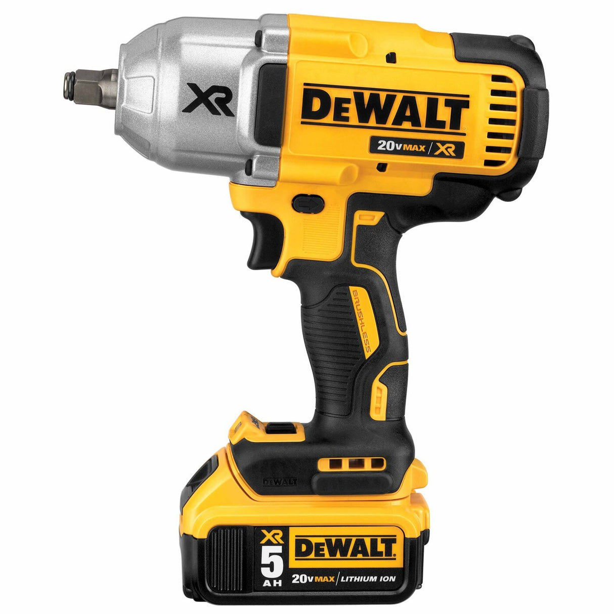 DeWalt DCF899HP2 20v MAX* XR Brushless 1/2" Impact Wrench Kit w. Hog Ring - 2