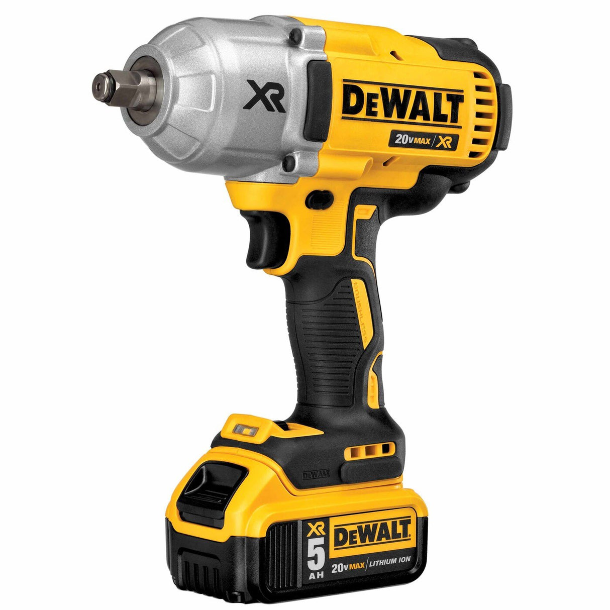 DeWalt DCF899HP2 20v MAX* XR Brushless 1/2" Impact Wrench Kit w. Hog Ring - 3