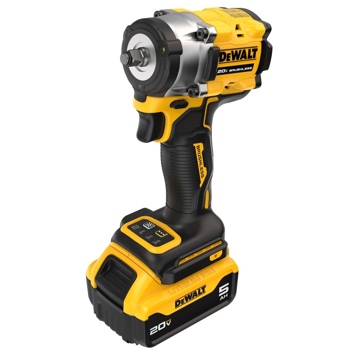 DeWalt DCF923P1 ATOMIC 20V MAX 3/8" Cordless Impact Wrench With Hog Ring Anvil Kit