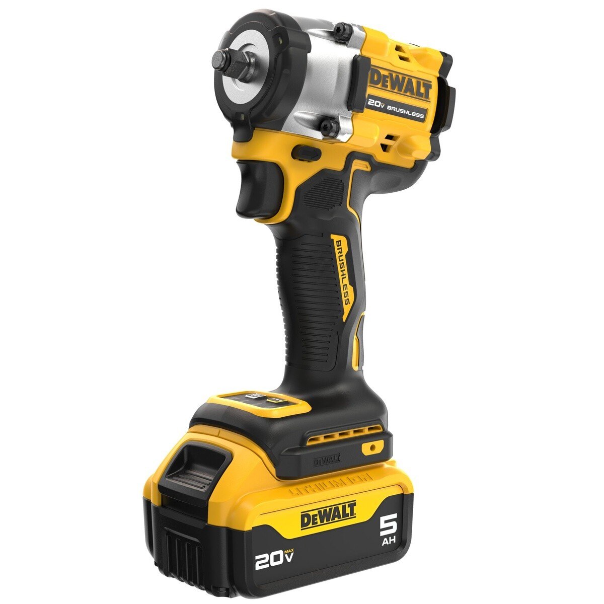 DeWalt DCF923P1 ATOMIC 20V MAX 3/8" Cordless Impact Wrench With Hog Ring Anvil Kit - 2