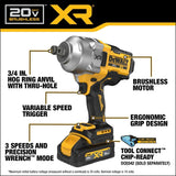 DeWalt DCF964GH1 20V MAX XR 3/4" High Torque Impact Wrench w/ Hog Ring Anvil Kit - 7