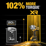 DeWalt DCF964GH1 20V MAX XR 3/4" High Torque Impact Wrench w/ Hog Ring Anvil Kit - 8