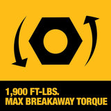 DeWalt DCF964GH1 20V MAX XR 3/4" High Torque Impact Wrench w/ Hog Ring Anvil Kit - 11