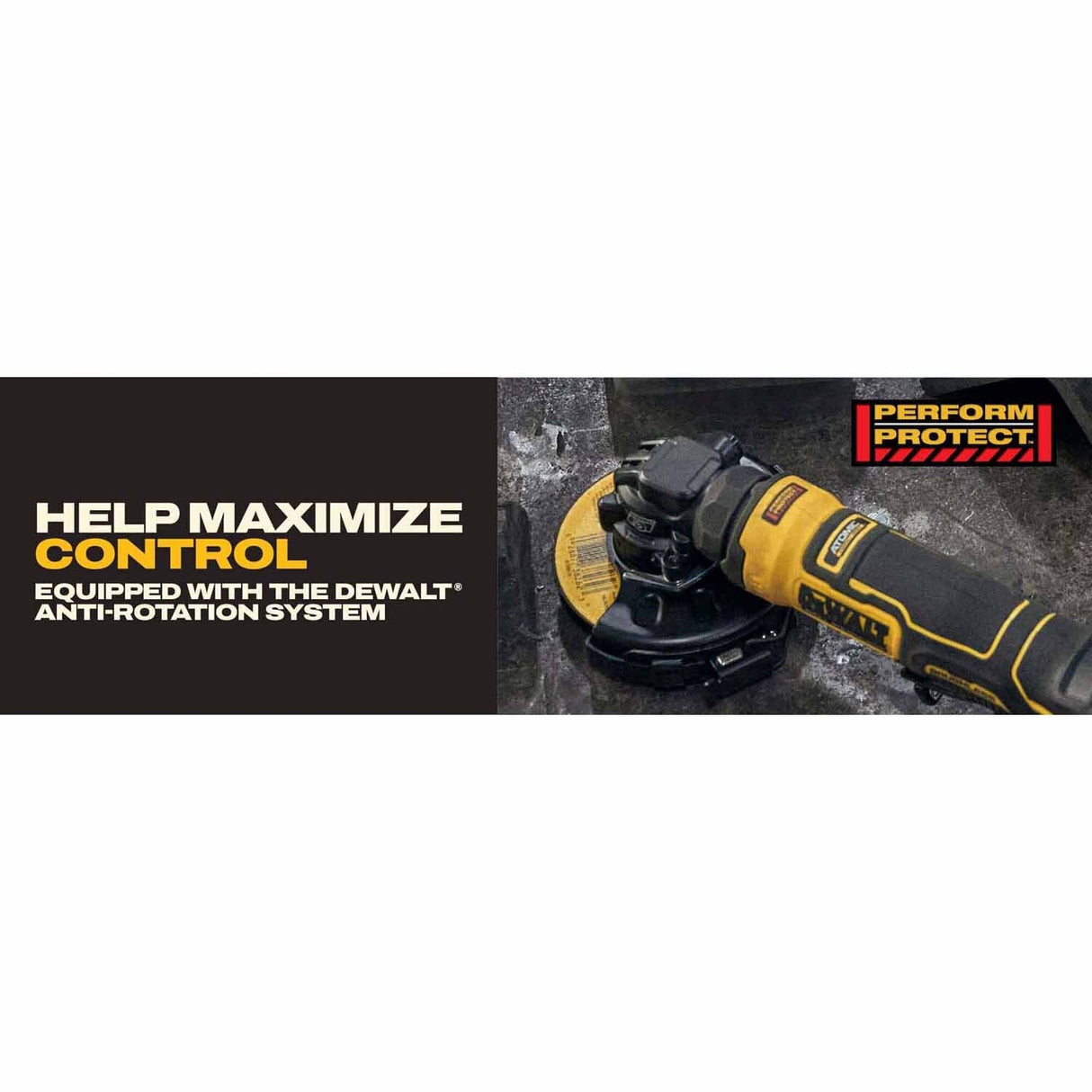 DeWalt DCG400BLR ATOMIC 20V MAX* 4 in. Angle Grinder with Lanyard Ready Attachment Point (Tool Only) - 13