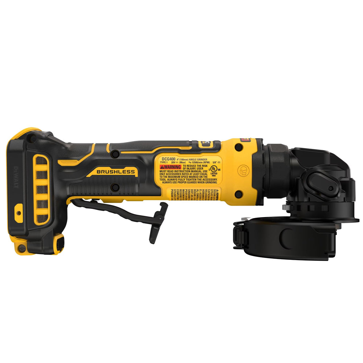 DeWalt DCG400B 20V MAX XR Right Angle Die Grinder Bare Tool - 4