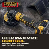 DeWalt DCG400S2 ATOMIC 20V MAX* 4 in. Angle Grinder Kit with XR POWERSTACK - 12