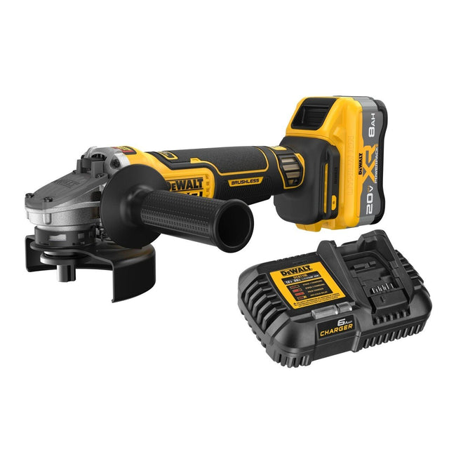 DeWalt DCG410WW1 20V Max* XR Brushless Cordless 4-1/2" - 5"  Angle Grinder Kit with XR POWERPACK