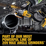 DeWalt DCG410WW1 20V Max* XR Brushless Cordless 4-1/2" - 5"  Angle Grinder Kit with XR POWERPACK - 11