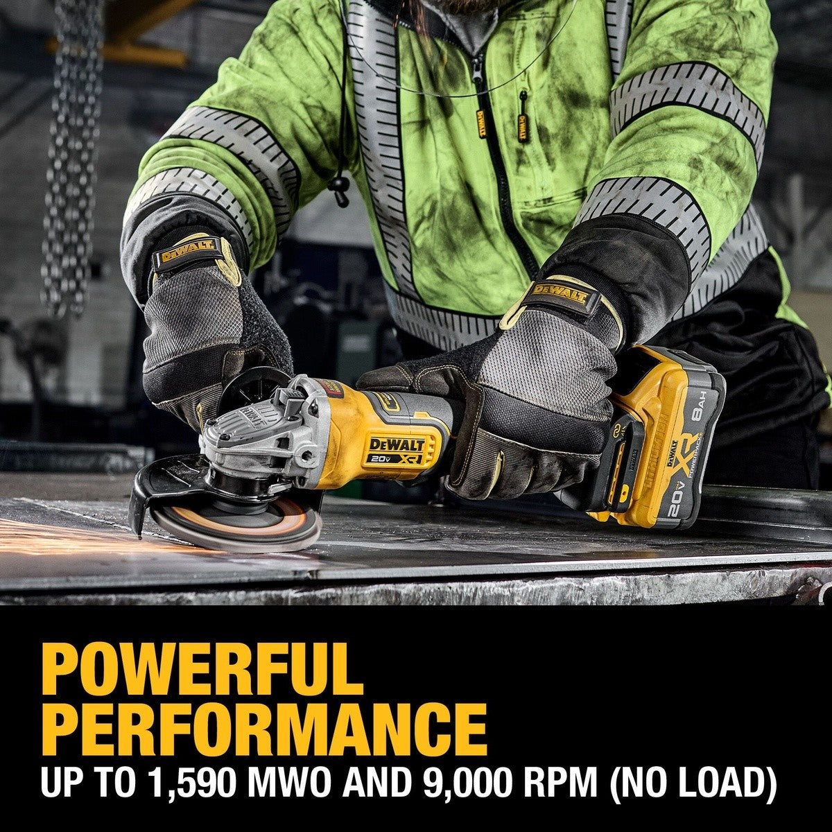 DeWalt DCG410WW1 20V Max* XR Brushless Cordless 4-1/2" - 5"  Angle Grinder Kit with XR POWERPACK - 12