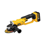 DeWalt DCG412P1 20V Max Lithium Ion Cordless 4.5" - 5" Grinder Tool Kit - (1) 20V 5.0Ah Battery, and (1) Charger - 3