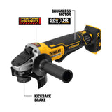 DeWalt DCG413R2 4.5" 20V Paddle Switch S Angle Grinder Kit w/ Kickback Brake - 3