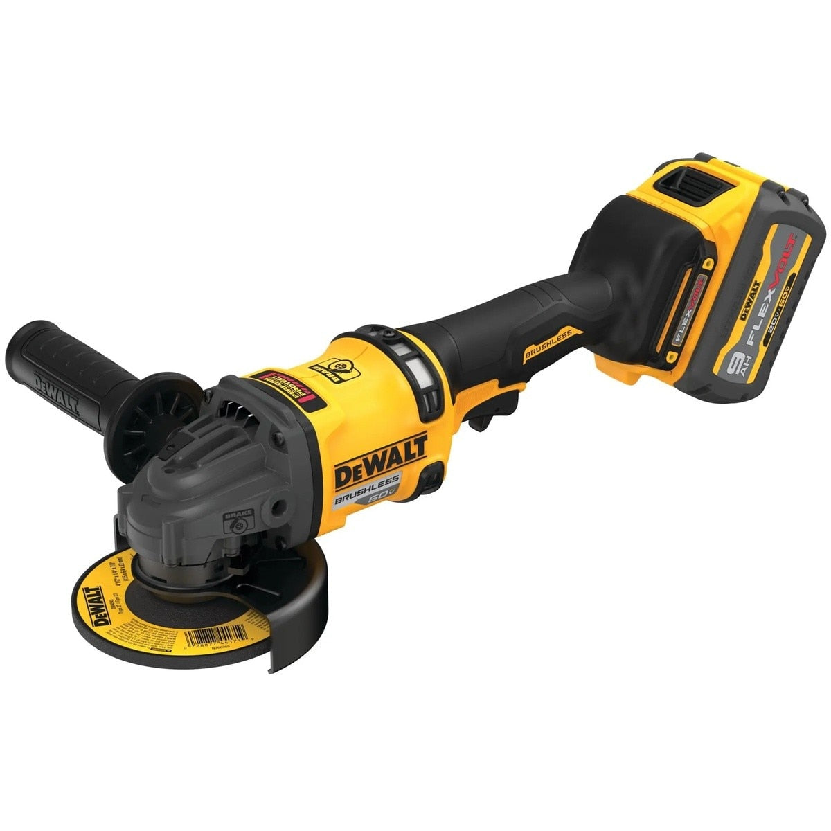 DeWalt DCG418MX1 60V MAX Brushless Cordless 4-1/2" to 6" Grinder Kit with Kickback Brake - 4