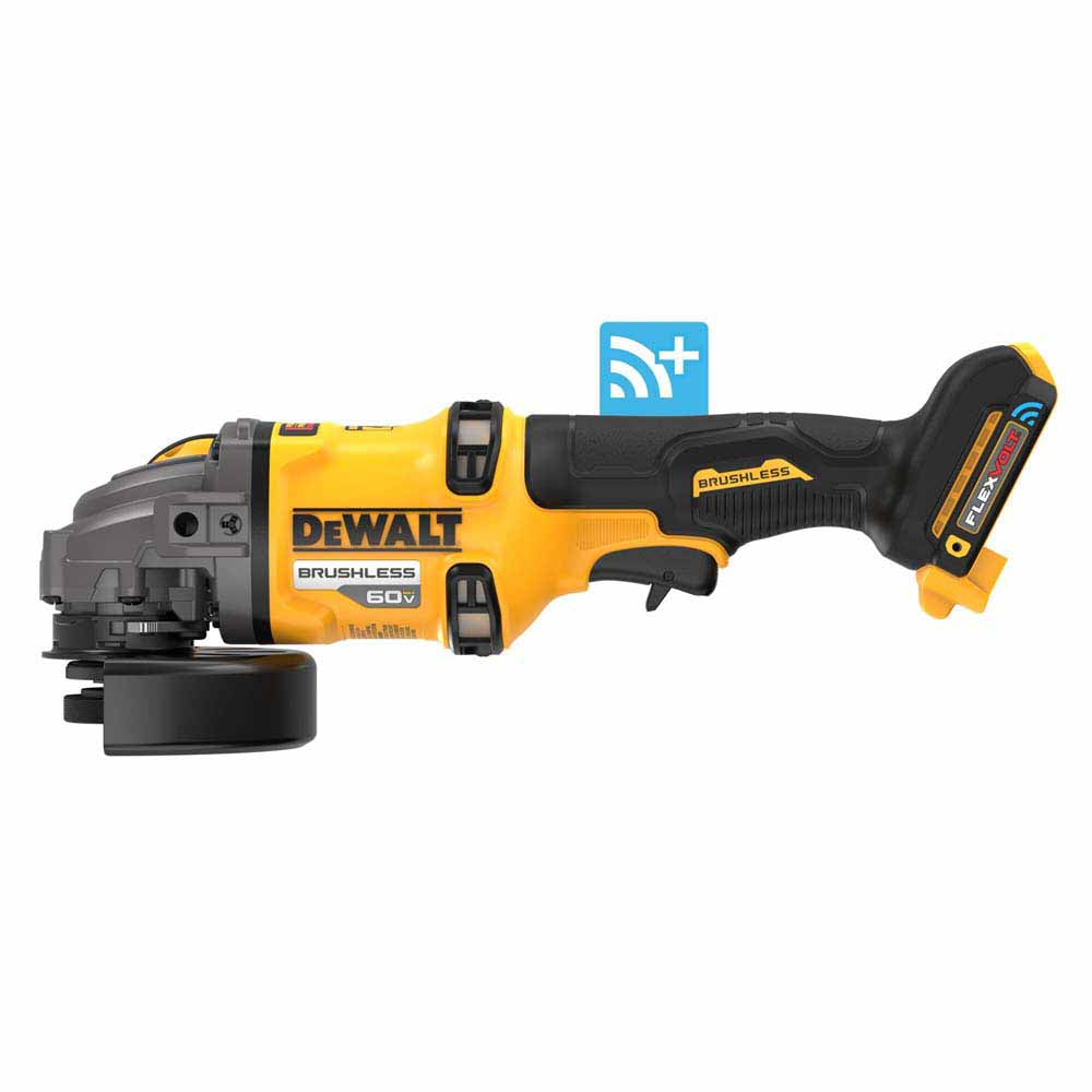 DeWalt DCG418SHDB DEWALT 60V MAX 4-1/2 "-6" Side Handle Detect Grinder (Tool Only) - 6