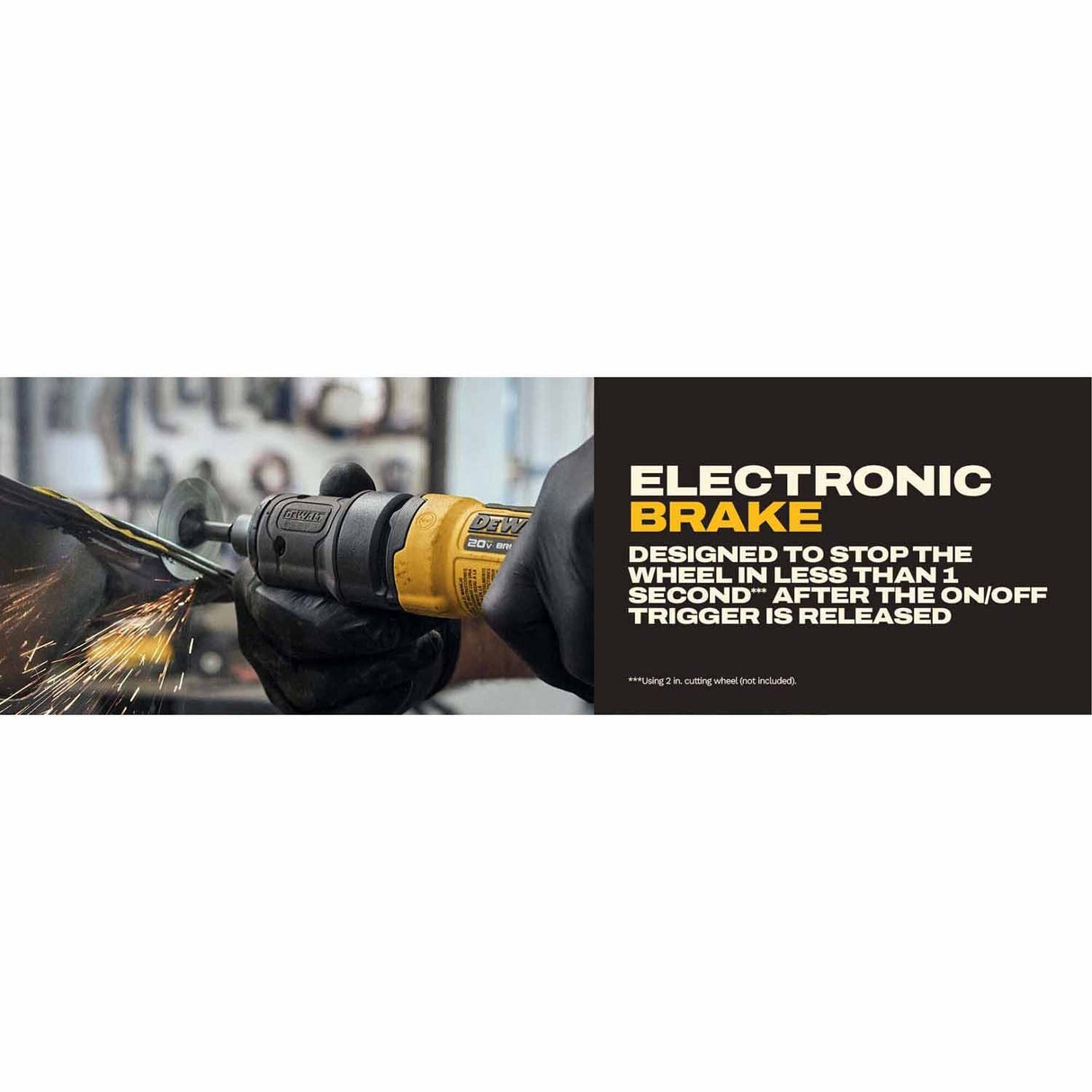 DeWalt DCG420BLR 20V MAX* ATOMIC Die Grinder with Lanyard Ready Attachment Point (Tool Only) - 18