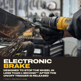 DeWalt DCG420E2 20V MAX* ATOMIC Die Grinder Kit with XR POWERSTACK - 16