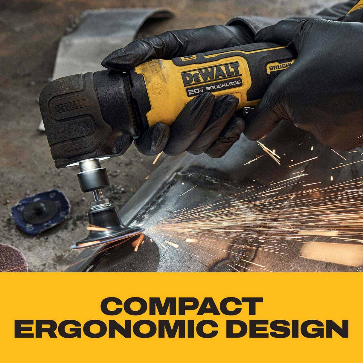 DeWalt DCG422E2 20V MAX* ATOMIC Right Angle Die Grinder Kit with XR POWERSTACK - 10