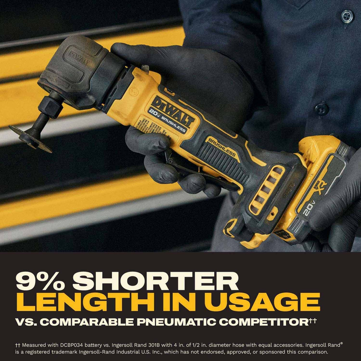 DeWalt DCG422E2 20V MAX* ATOMIC Right Angle Die Grinder Kit with XR POWERSTACK - 13