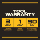 DeWalt DCG422GE1 20V MAX* ATOMIC Right Angle Die Grinder Kit with XR POWERSTACK - 12