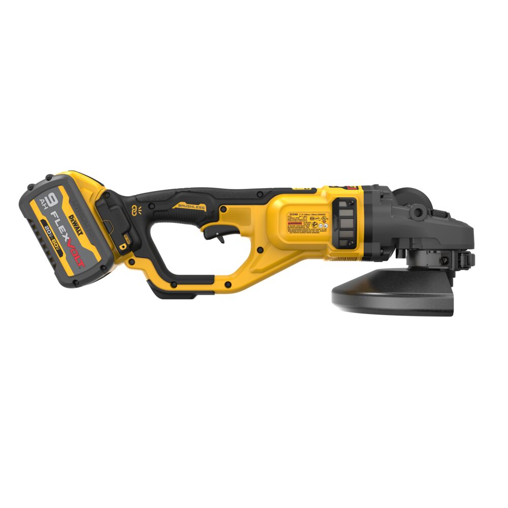 DeWalt DCG460X2 60V Cordless 7"-9" Large Angle Grinder Kit - 4