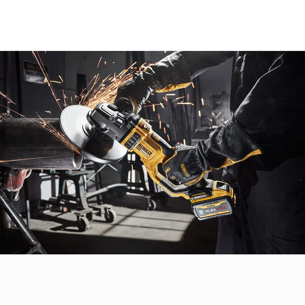 DeWalt DCG460X2 60V Cordless 7"-9" Large Angle Grinder Kit - 16